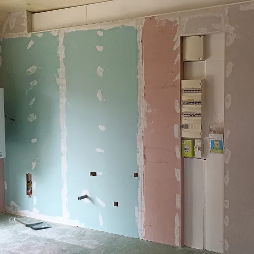 pose cloison amovible binic